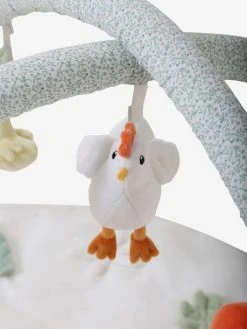 Tapis D'éveil Avec Arches En Coton Nid D'abeille LOVELY FARM Lovely Farm - Multicolore - Vertbaudet -Buki France Shop tapis deveil avec arches en coton nid dabeille lovely farm 4