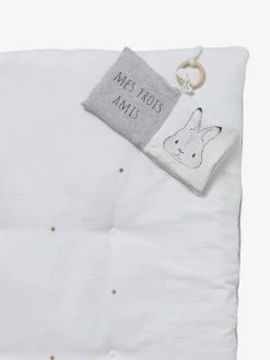 Tapis D'éveil Sans Arche, En Gaze De Coton Bio* MINI COMPAGNIE Gris - Vertbaudet -Buki France Shop tapis deveil sans arche en gaze de coton bio mini compagnie 2