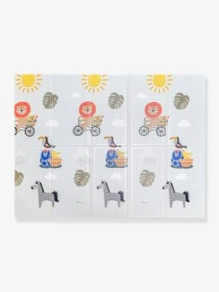 Tapis Mousse Savane - TAF TOYS Beige Clair Uni Avec Decor - Taf Toys -Buki France Shop tapis mousse savane taf toys 5