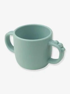 Tasse à 2 Poignées DONE BY DEER Peekaboo Crocodile En Silicone Vert - Done By Deer -Buki France Shop tasse a 2 poignees done by deer peekaboo crocodile en silicone 5