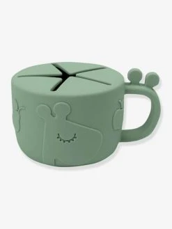Tasse à Goûter DONE BY DEER Peekaboo Raffi En Silicone Vert - Done By Deer -Buki France Shop tasse a gouter done by deer peekaboo raffi en silicone 4