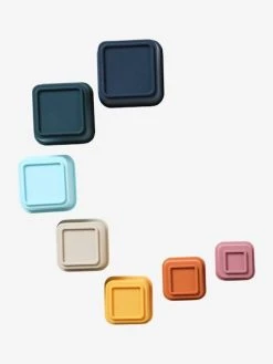 Tour De Cubes En Silicone Multicolor - Vertbaudet -Buki France Shop tour de cubes en silicone 4