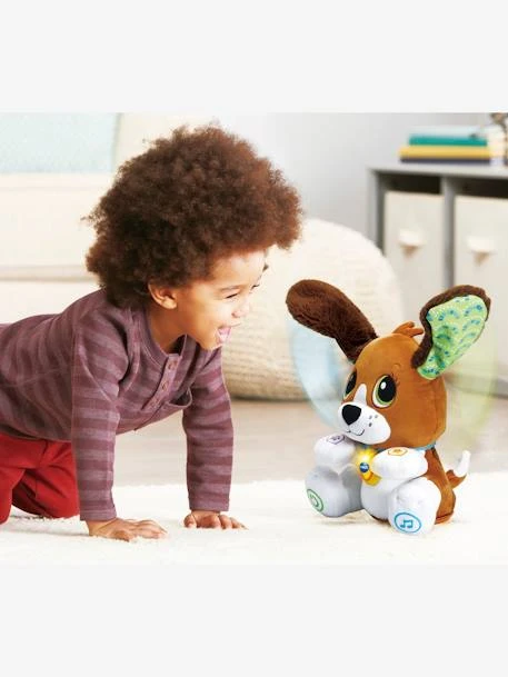 Toutou Parle Avec Moi VTECH Beige/blanc - Toutes Les Marques 2 Toutou Parle Avec Moi VTECH Beige/blanc - Toutes Les Marques – Image 2